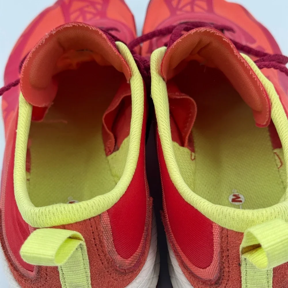 Merrell Geranium Trail Running Shoes Womens Size 10.5 Red Yellow Sneakers J21654